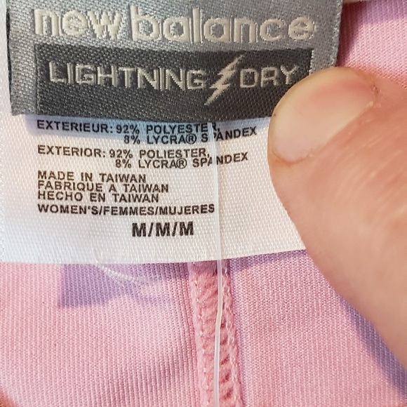 New Balance Pink Sleeveless Tank Top Md new with tag - Picture 3 of 4